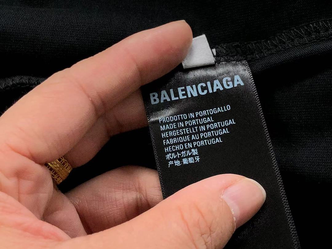 Balenciaga 128 B⭐L⭐⭐⭐IA⭐A T-SHIRT 42050405156 (Im 170Cm 60Kg I Wear Size 1 In The Phot) - Image 15