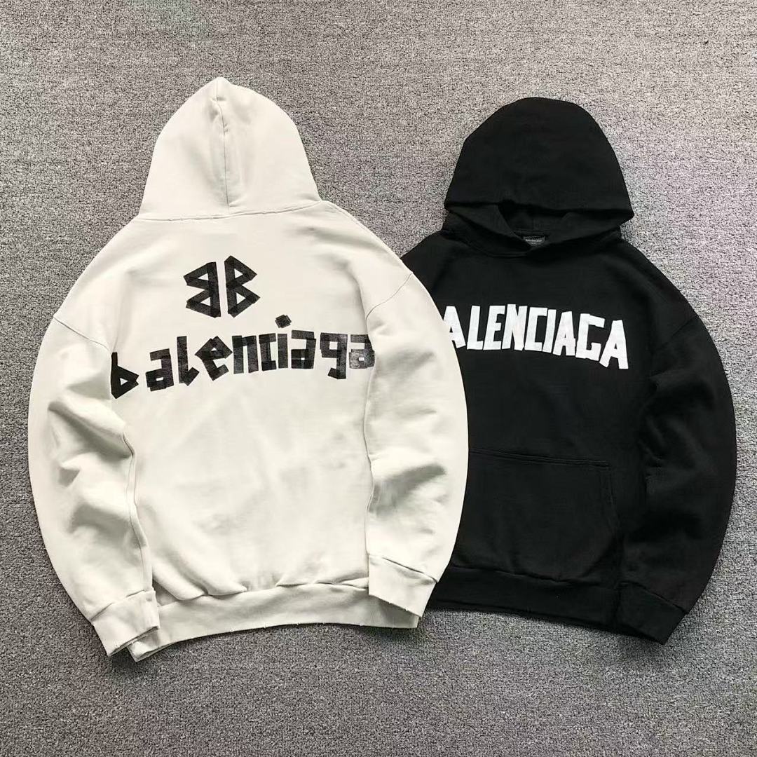 Balenciaga 225 B⭐L⭐⭐⭐IA⭐A HOODIE 5101185136 (Im 170Cm 60Kg I Wear Size S In The Phot)