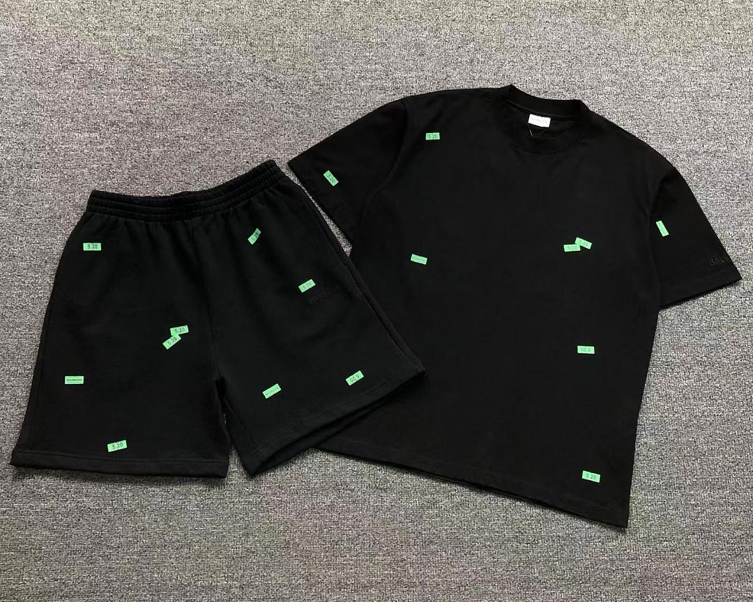 Balenciaga SHORTS158 B⭐L⭐⭐⭐IA⭐A T-SHIRT SHORTS 3206173321 (Im 170Cm 60Kg I Wear Size S In The Phot) - Image 6