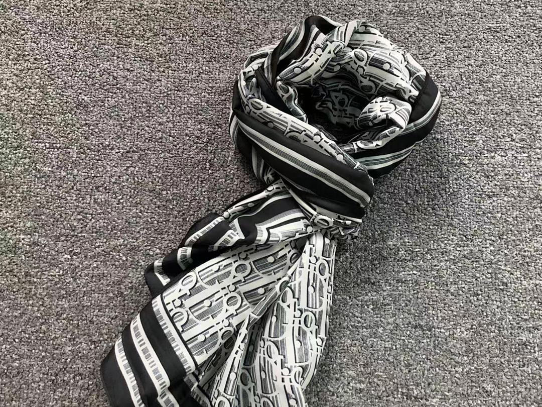 Dior 68 D⭐O⭐ SCARF 2203170776 (Long 180CM* Wide 90CM*) - Image 6