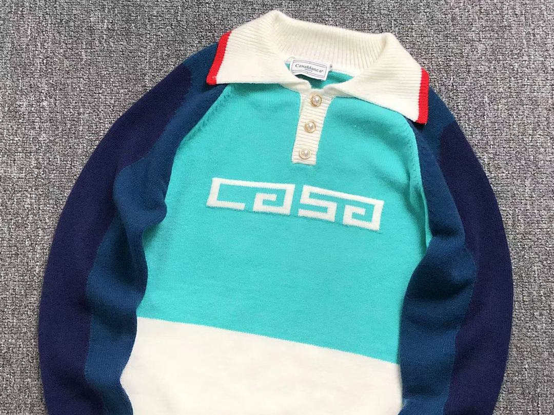 Casablanca 159 CASABLANCA SWEATER 212061548 (Im 170Cm 57Kg I Wear Size M In The Phot) - Image 9