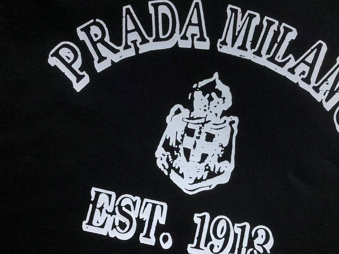 Prada 128 P⭐A⭐A T-SHIRT 3203053221 (Im 170Cm 60Kg I Wear Size S In The Phot) - Image 14