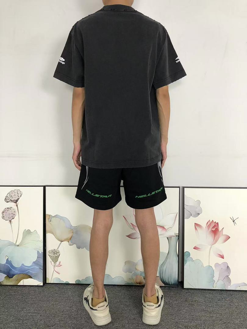 Balenciaga 125 B⭐L⭐⭐⭐IA⭐A T-SHIRT 5207270981 (Im 170Cm 60Kg I Wear Size S In The Phot) - Image 4