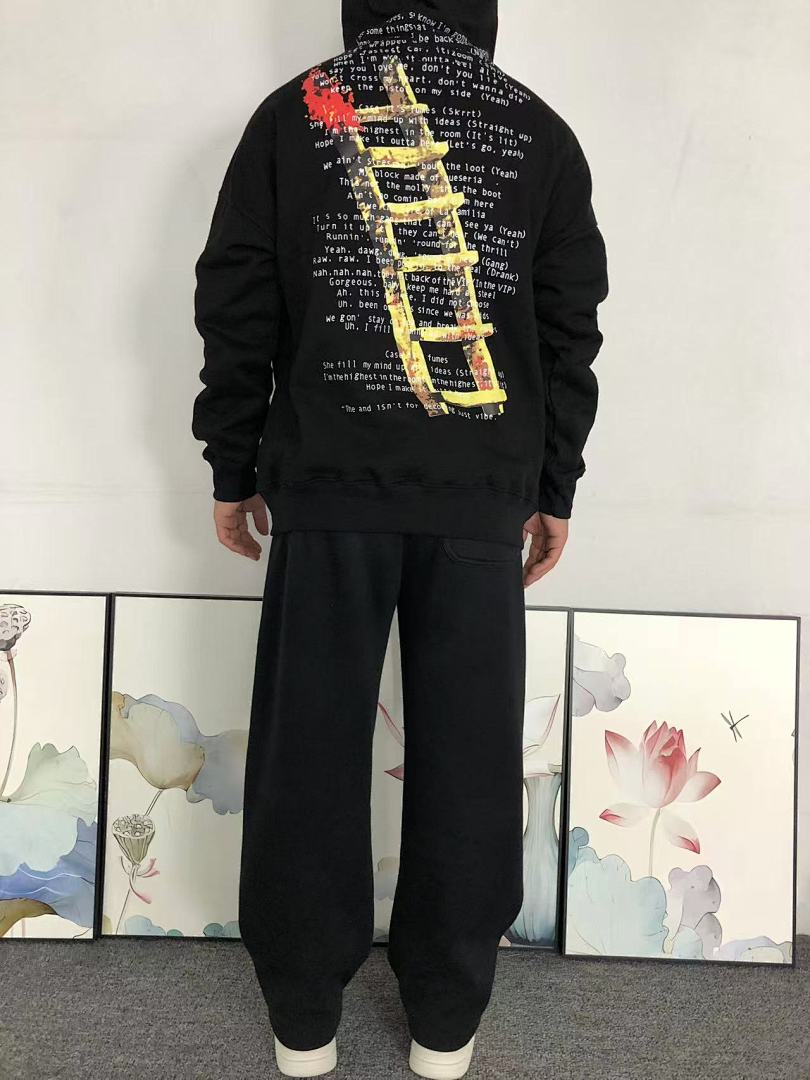 Travis Scott 128 TRAVIS SCOTT HOODIE 5121210158 (Im 170Cm 60Kg I Wear Size M In The Phot) - Image 4