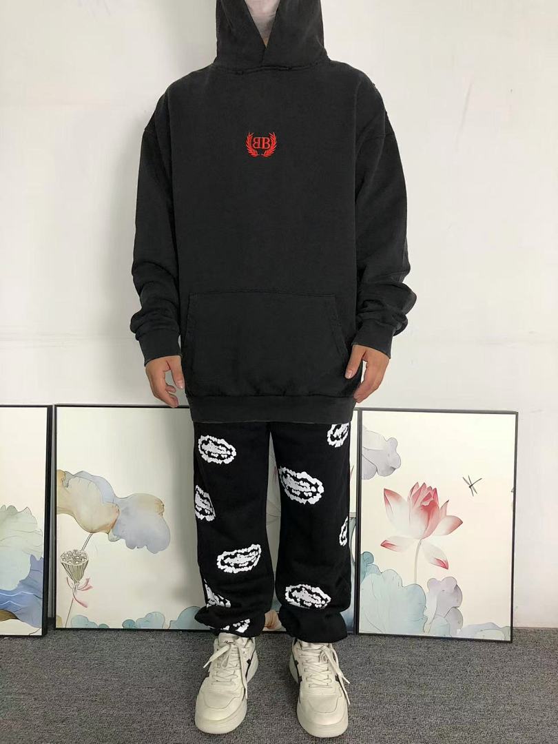 Balenciaga 225 B⭐L⭐⭐⭐IA⭐A HOODIE 5102309136 (Im 170Cm 60Kg I Wear Size M In The Phot) - Image 3
