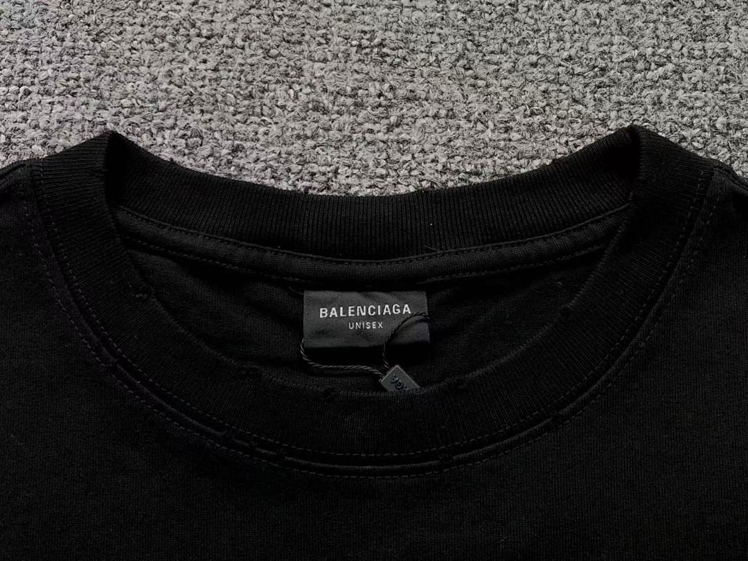 Balenciaga 98 B⭐L⭐⭐⭐IA⭐A T-SHIRT 5212125136 (Im 170Cm 60Kg I Wear Size S In The Phot) - Image 12