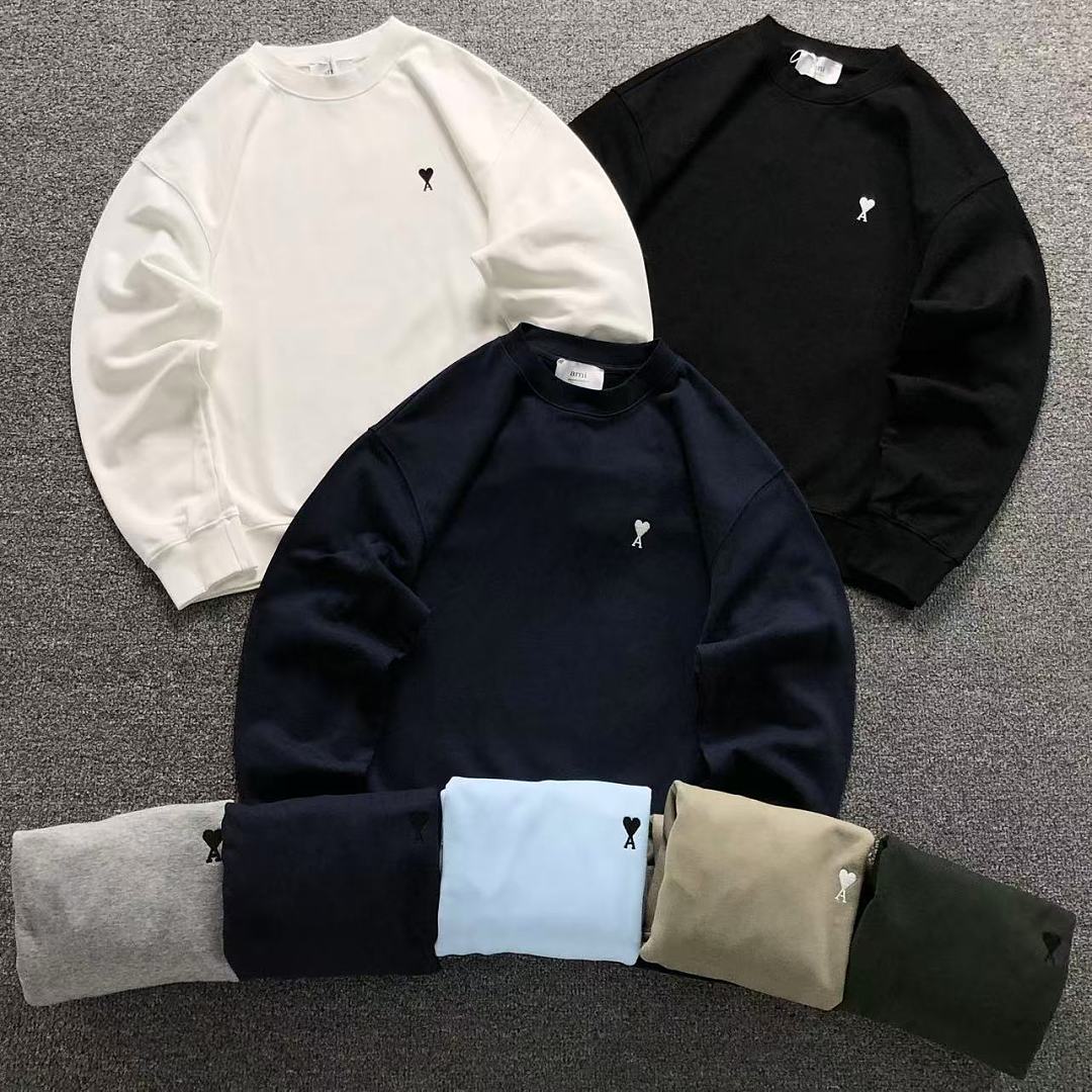AMI 135 AMI HOODIE 3208164417 (Im 170Cm 60Kg I Wear Size S In The Phot)