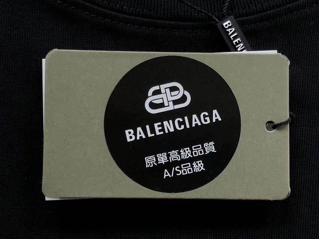 Balenciaga 95 B⭐L⭐⭐⭐IA⭐A T-SHIRT 502171181 (Im 170Cm 57Kg I Wear Size 1 In The Phot) - Image 21