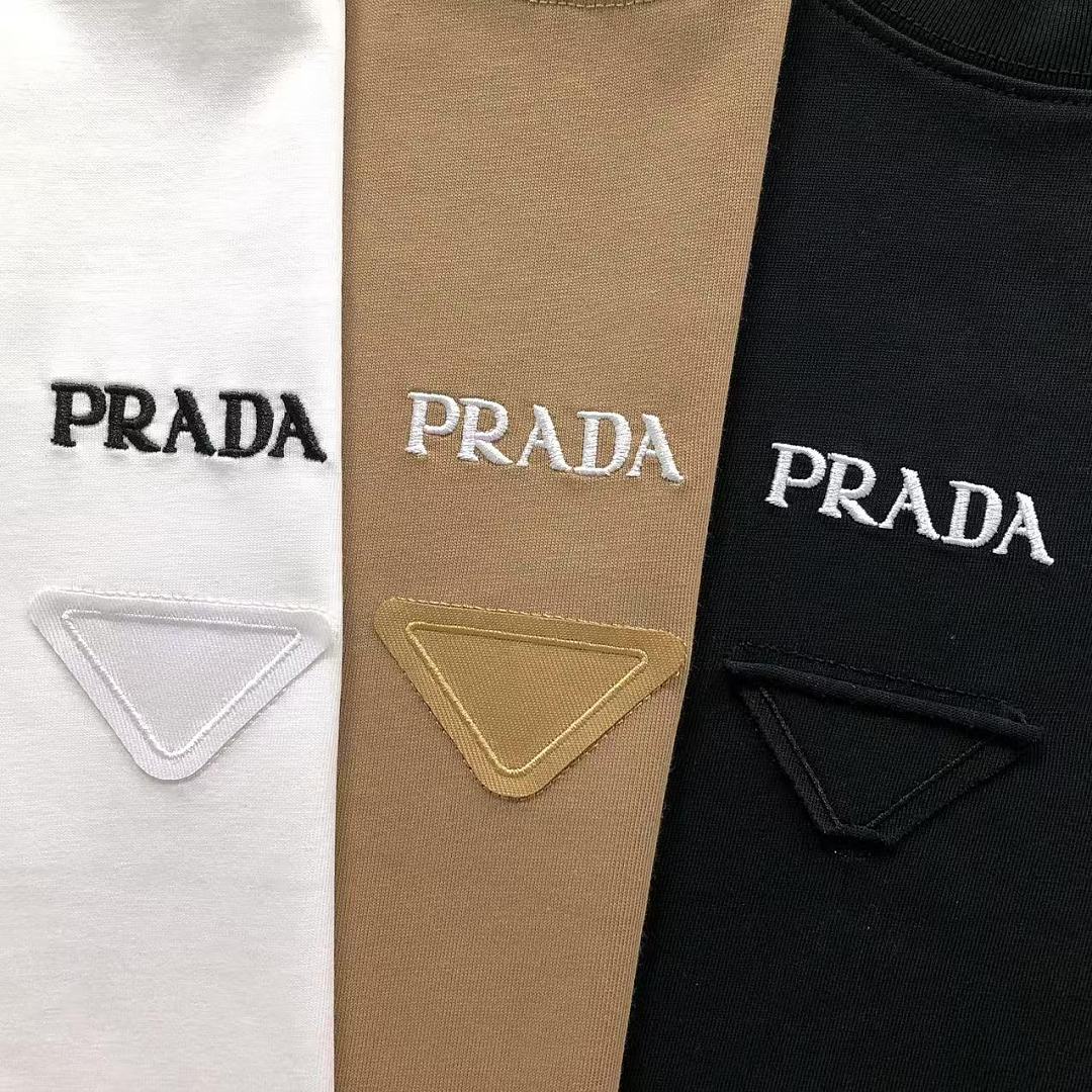 Prada 125 P⭐A⭐A T-SHIRT 2208032415 (Im 170Cm 60Kg I Wear Size S In The Phot) - Image 14