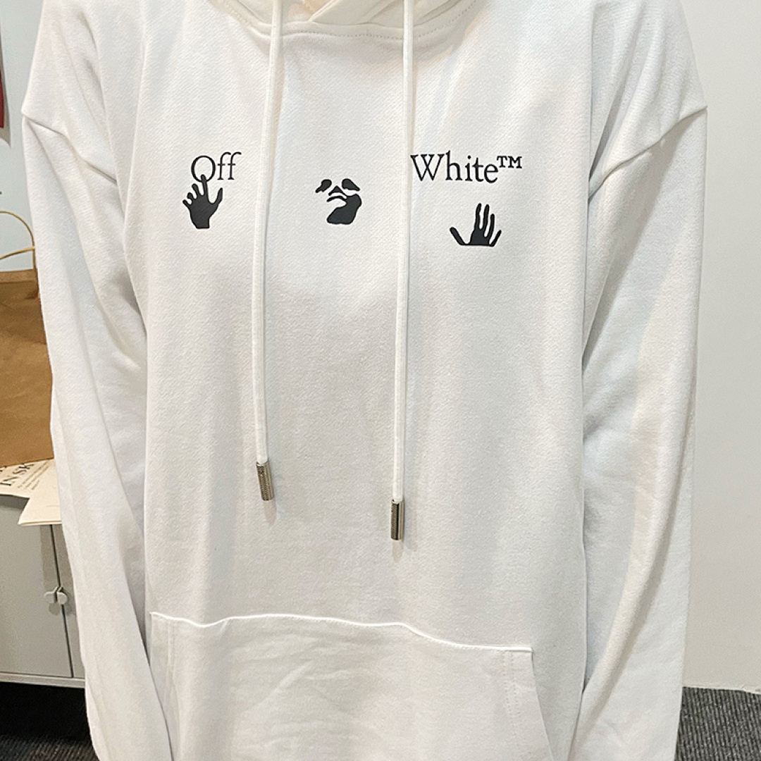 Off-White 119 OFF-WHITE (WHITE HOODIE) - Image 27