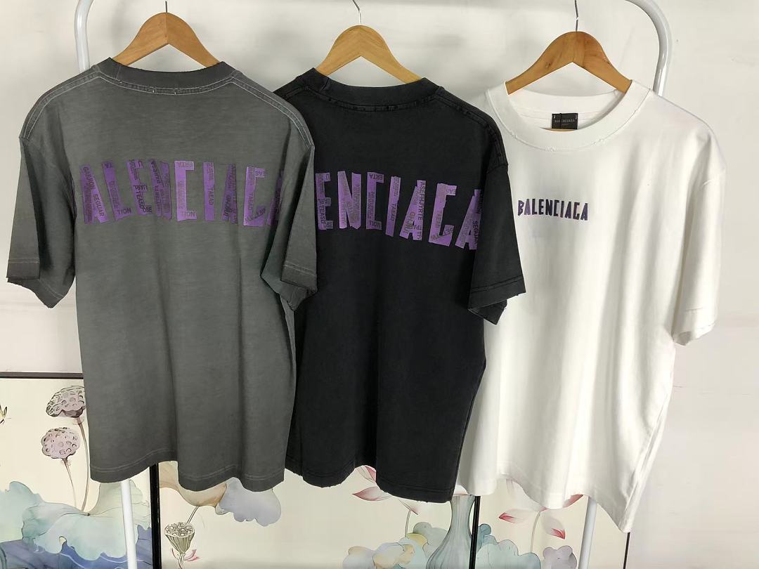 Balenciaga 135 B⭐L⭐⭐⭐IA⭐A T-SHIRT 5260608147 (Im 170Cm 60Kg I Wear Size L In The Phot) - Image 25