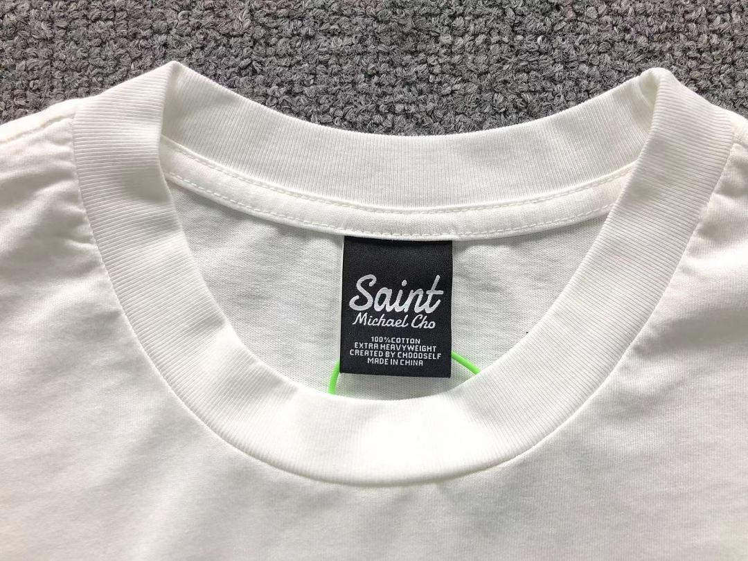 Chanel 125 SAINT MICHAEL T-SHIRT 3209011717 (Im 170Cm 60Kg I Wear Size S In The Phot) - Image 12