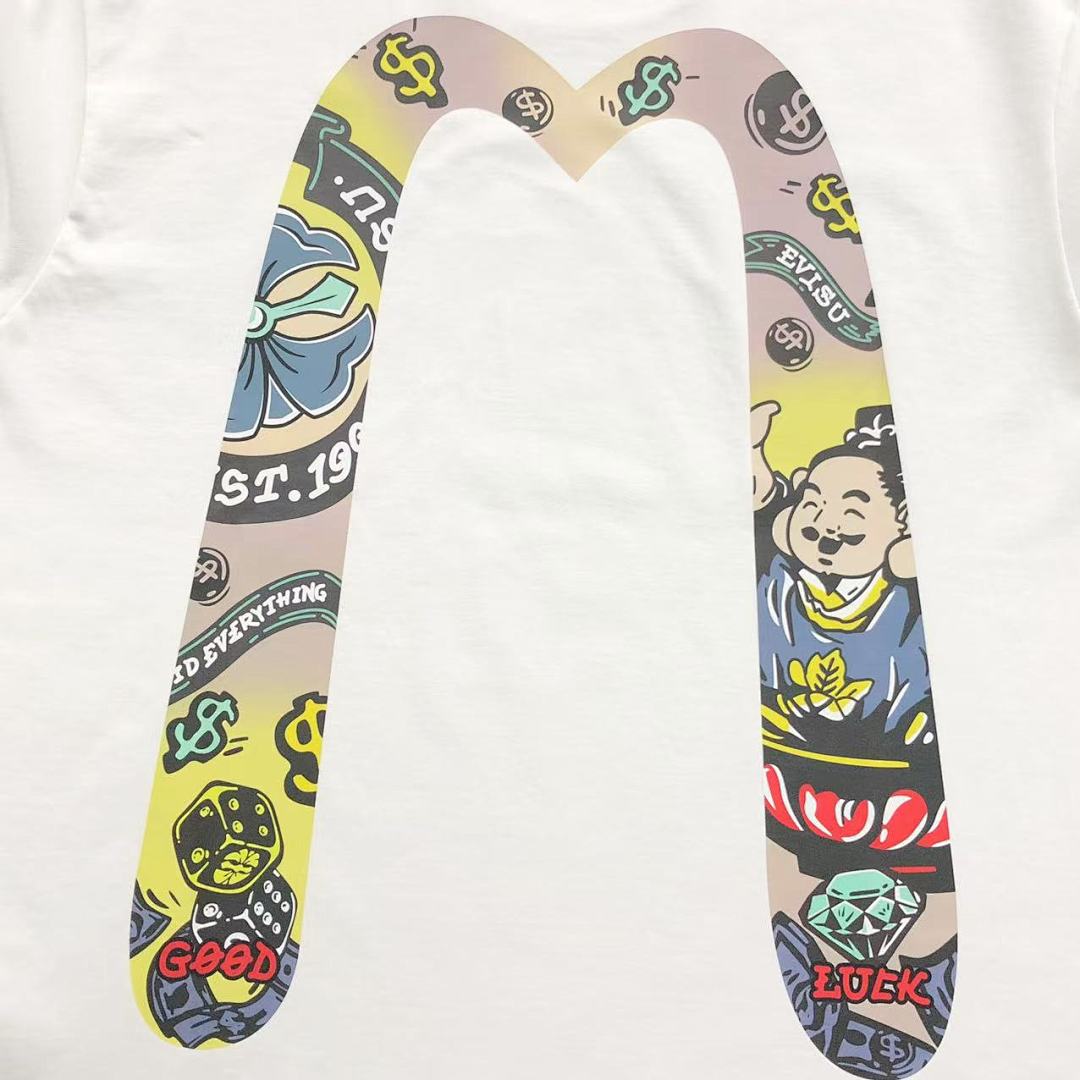 Evisu 88 EVISU T-SHIRT 572531134 (Im 170Cm 60Kg I Wear Size L In The Phot) - Image 9