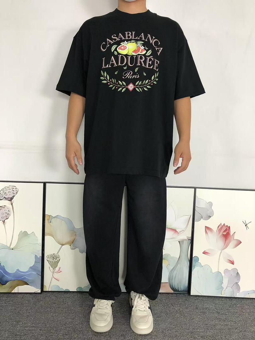 Casablanca 105 CASABLANCA T-SHIRT 52071803127 (Im 170Cm 60Kg I Wear Size L In The Phot) - Image 3