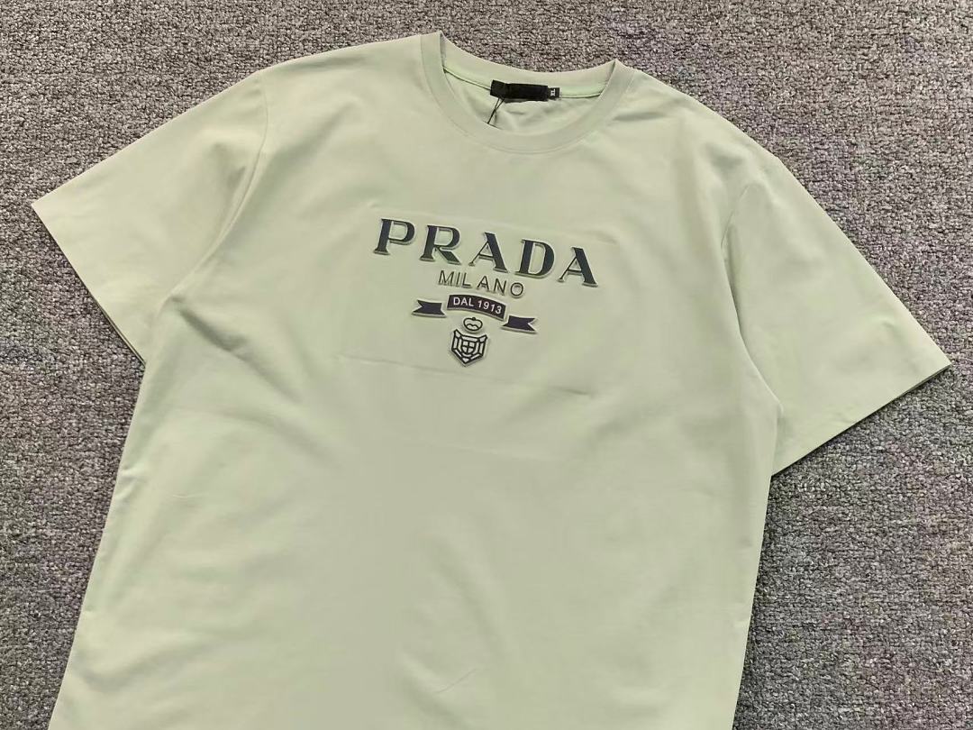 Prada 125 P⭐A⭐A T-SHIRT 22042016171 (Im 170Cm 60Kg I Wear Size XL In The Phot) - Image 11