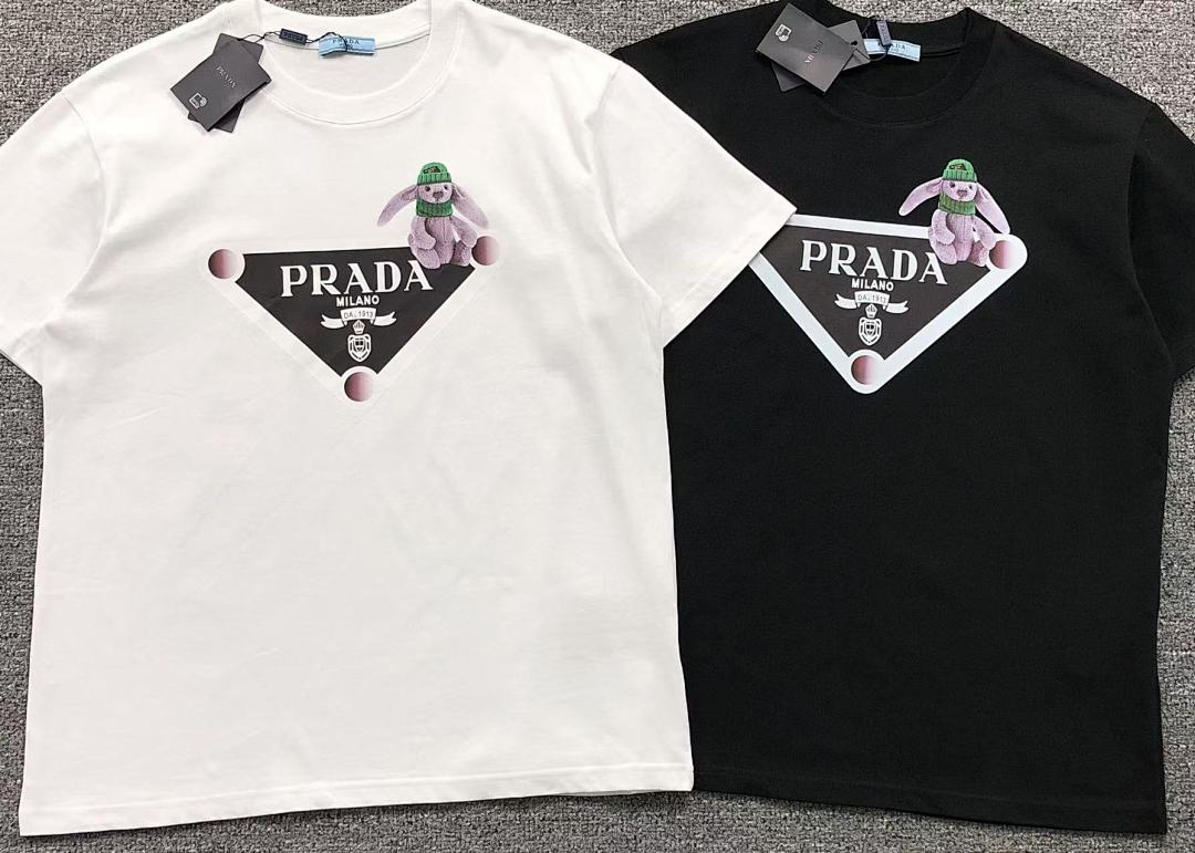Prada 125 P⭐A⭐A T-SHIRT 411141821 (Im 170Cm 57Kg I Wear Size M In The Phot) - Image 6