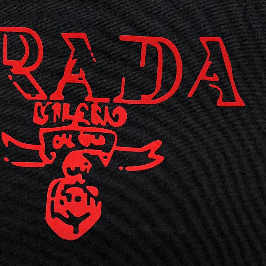 Prada 118 P⭐A⭐A T-SHIRT 41080211133 (Im 170Cm 60Kg I Wear Size XL In The Phot) - Image 15