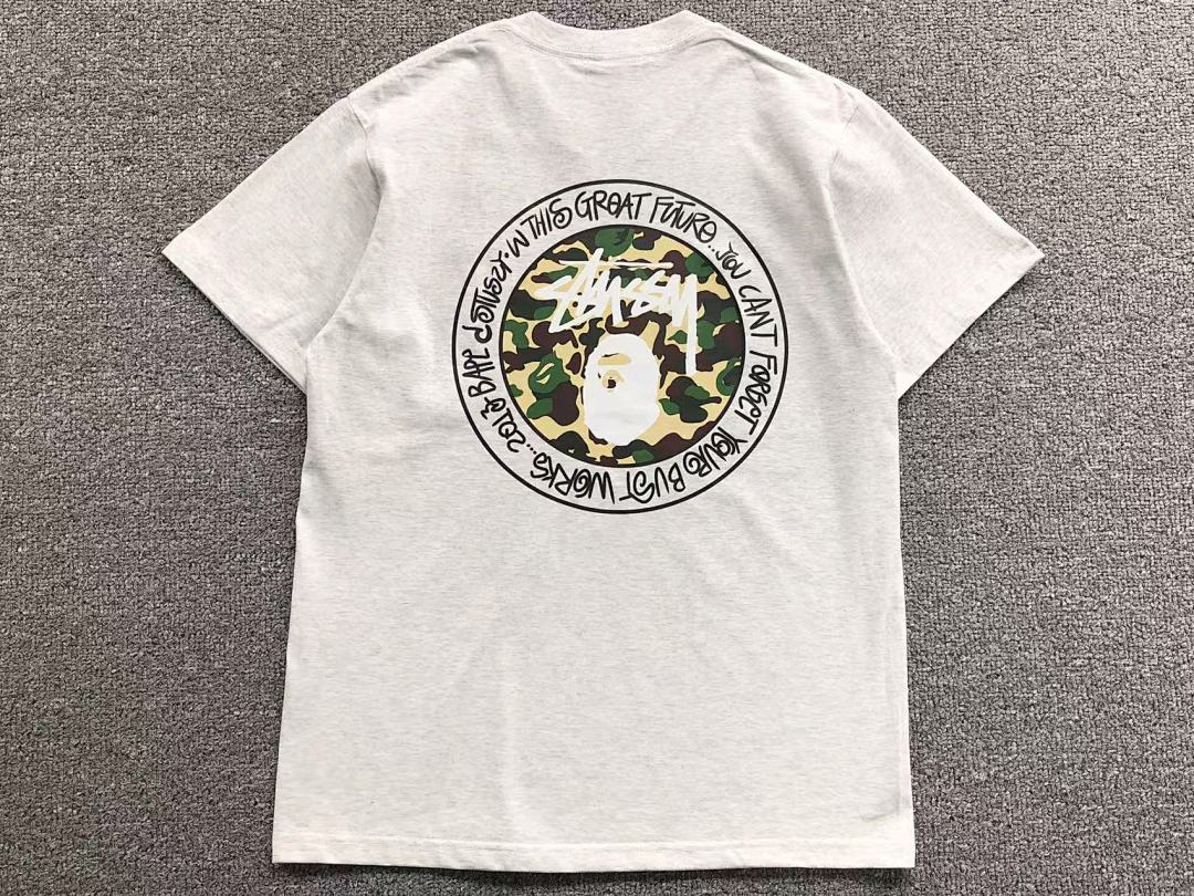 Bape 78 BAPE STUSSY T-SHIRT 1102091242 (Im 170Cm 55Kg I Wear Size S In The Phot) - Image 7