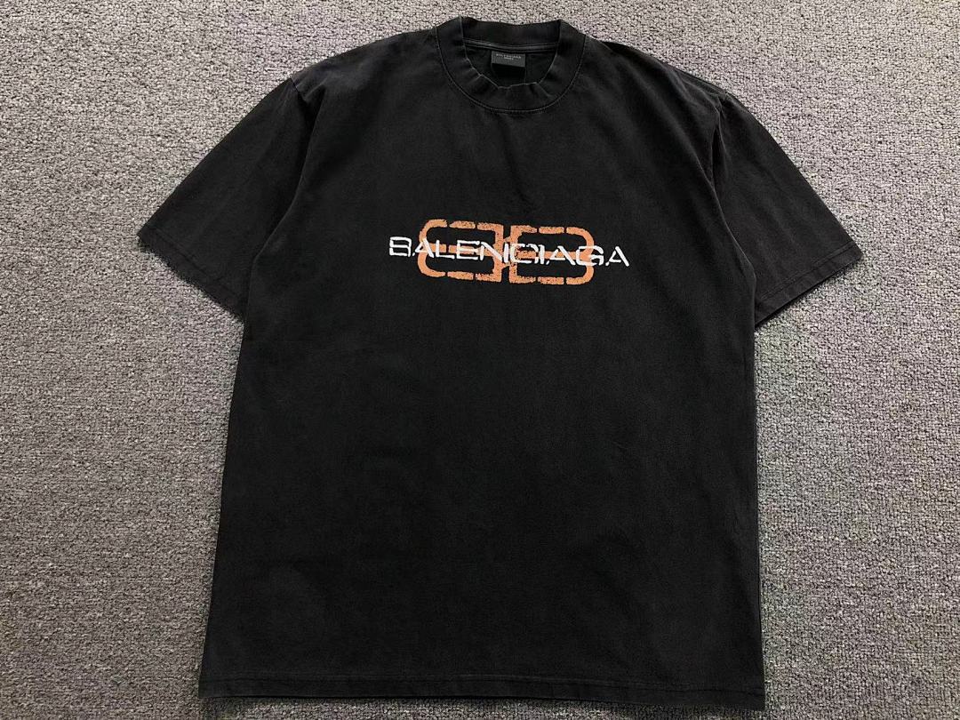 Balenciaga 128 B⭐L⭐⭐⭐IA⭐A T-SHIRT 3110171321 (Im 170Cm 60Kg I Wear Size M In The Phot) - Image 5