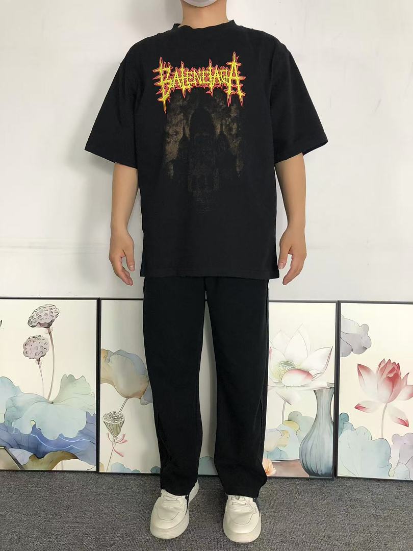 Balenciaga 128 B⭐L⭐⭐⭐IA⭐A T-SHIRT 42042402163 (Im 170Cm 60Kg I Wear Size XS In The Phot) - Image 3