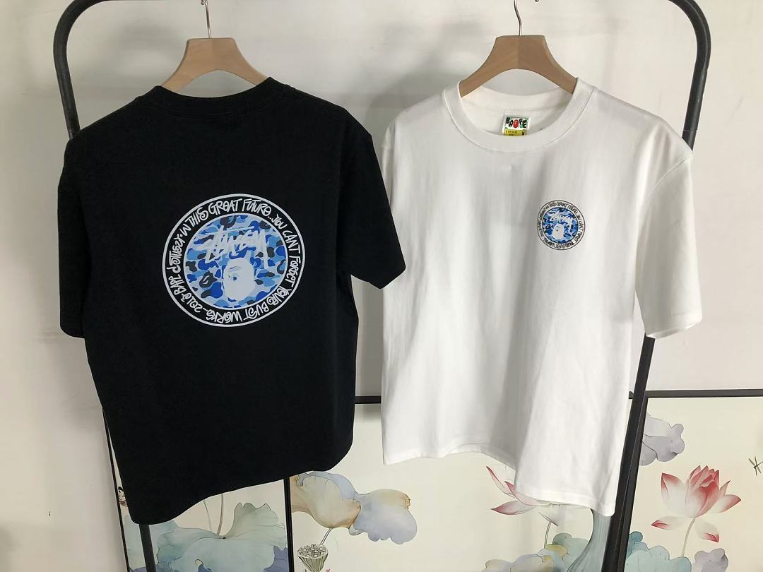 Bape 85 BAPE STUSSY T-SHIRT 124230431 (Im 170Cm 60Kg I Wear Size M In The Phot) - Image 28