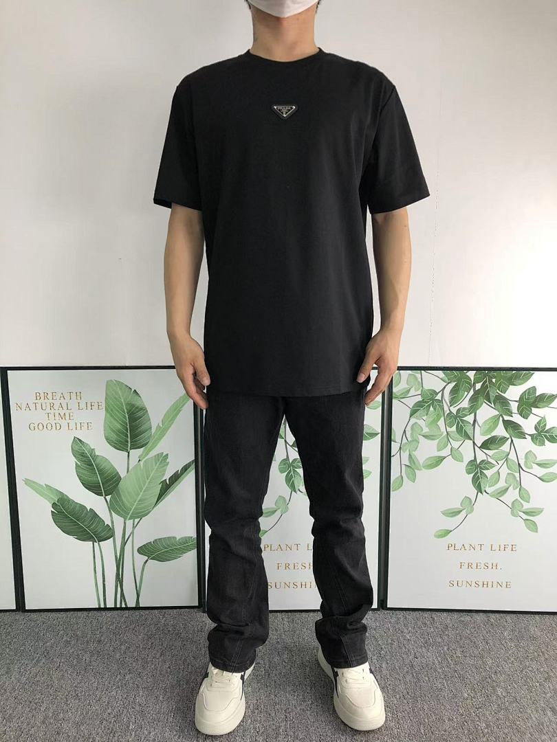 Prada 108 P⭐A⭐A T-SHIRT 312090905 (Im 170Cm 57Kg I Wear Size L In The Phot) - Image 3