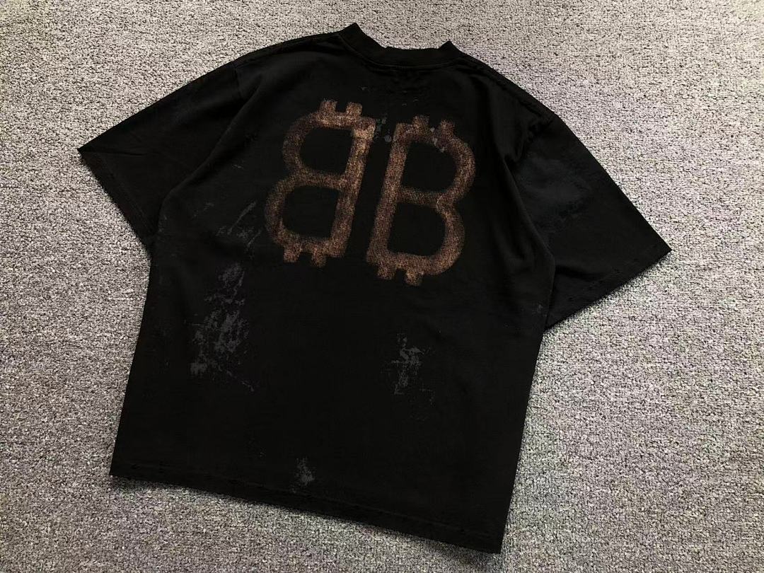 Balenciaga 125 B⭐L⭐⭐⭐IA⭐A T-SHIRT 42032302163 (Im 170Cm 60Kg I Wear Size XS In The Phot) - Image 11