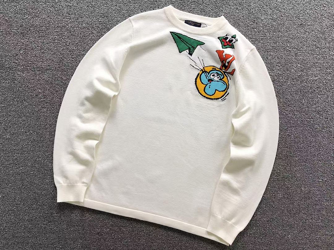 Louis Vuitton 165 L⭐ SWEATER 1110160860 (Im 170Cm 60Kg I Wear Size S In The Phot) - Image 6