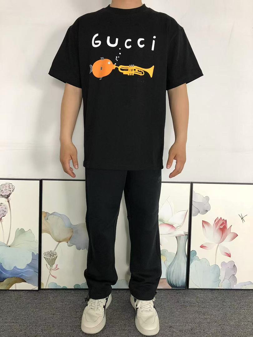 Gucci 85 G⭐C⭐I T-SHIRT 5231961101 (Im 170Cm 60Kg I Wear Size S In The Phot) - Image 3