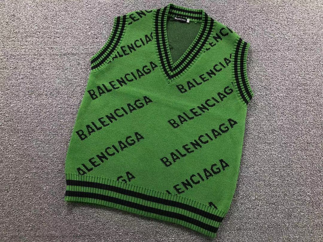 Balenciaga 128 B⭐L⭐⭐⭐IA⭐A VEST SWEATER 41101317146 (Im 170Cm 60Kg I Wear Size XL In The Phot) - Image 10