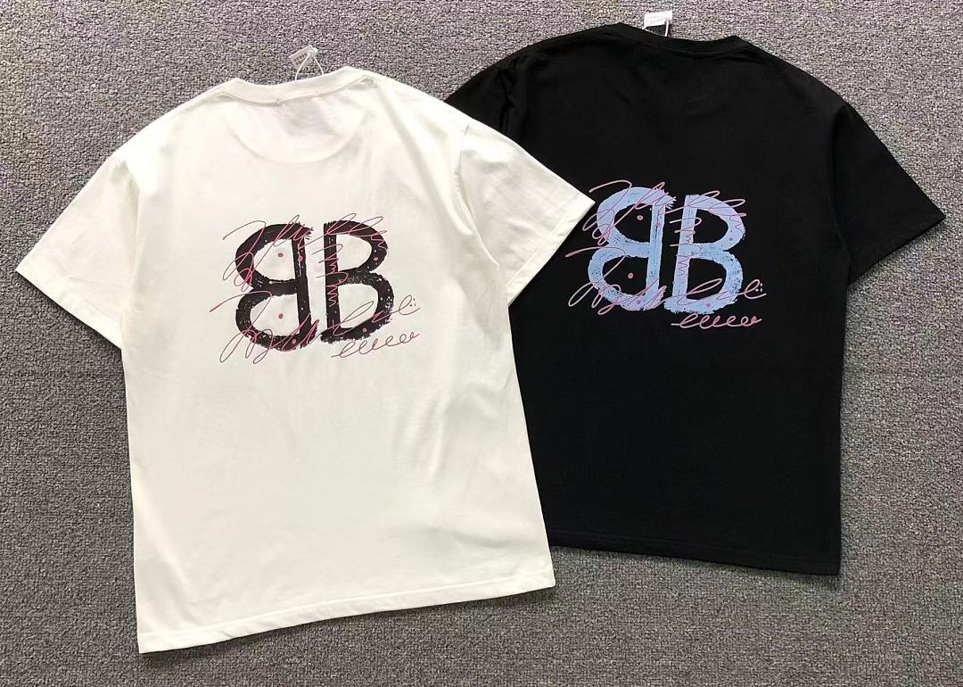 Balenciaga 115 B⭐L⭐⭐⭐IA⭐A T-SHIRT 22051316172 (Im 170Cm 60Kg I Wear Size M In The Phot) - Image 5