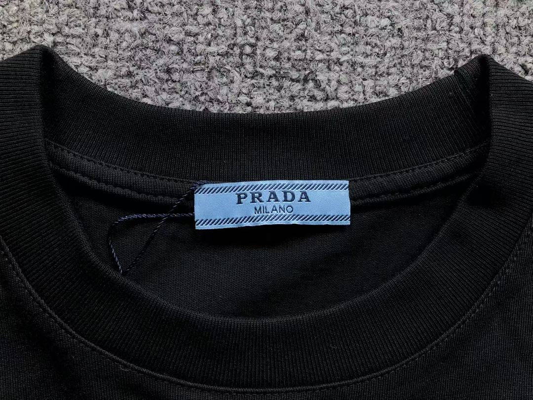 Prada 128 P⭐A⭐A T-SHIRT 3203053221 (Im 170Cm 60Kg I Wear Size S In The Phot) - Image 18