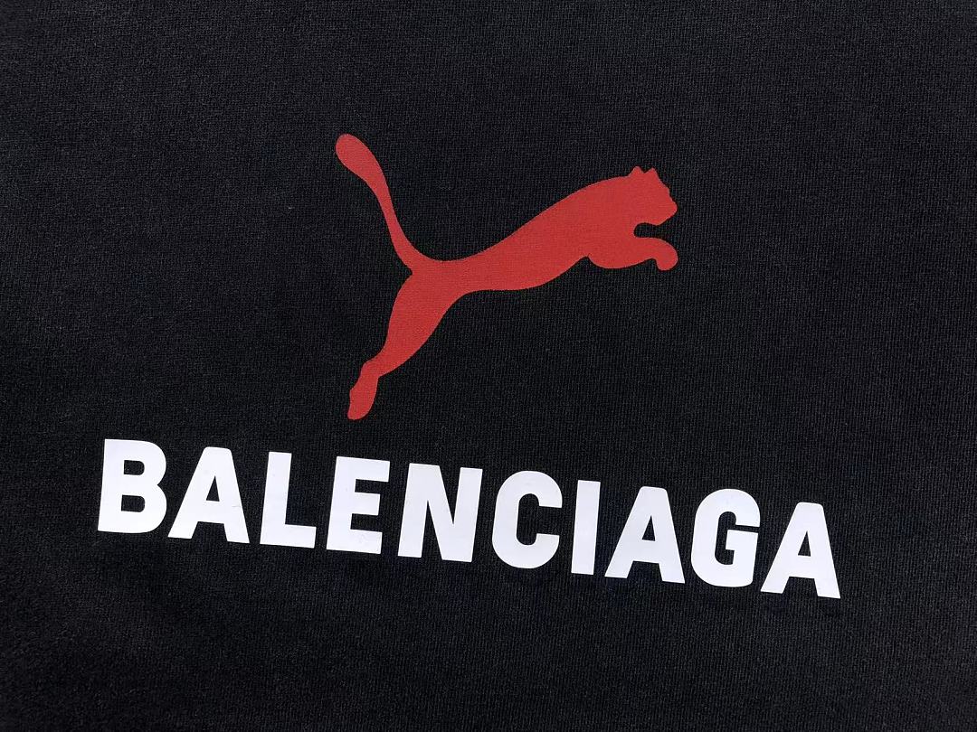 Balenciaga 128 B⭐L⭐⭐⭐IA⭐A PUMA T-SHIRT 42042607163 (Im 170Cm 60Kg I Wear Size XS In The Phot) - Image 8
