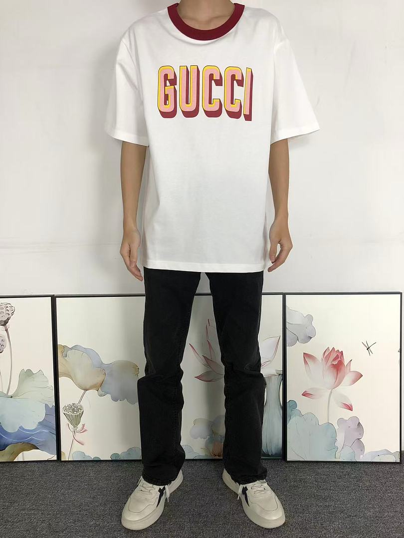 Gucci 135 G⭐C⭐I T-SHIRT 22050711125 (Im 170Cm 60Kg I Wear Size S In The Phot) - Image 3