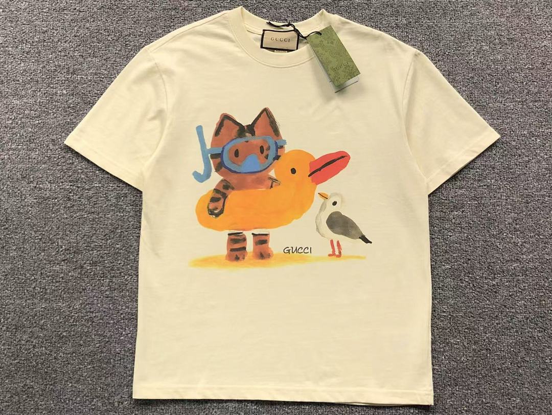 Gucci 85 G⭐C⭐I T-SHIRT 5042620101 (Im 170Cm 60Kg I Wear Size S In The Phot) - Image 5
