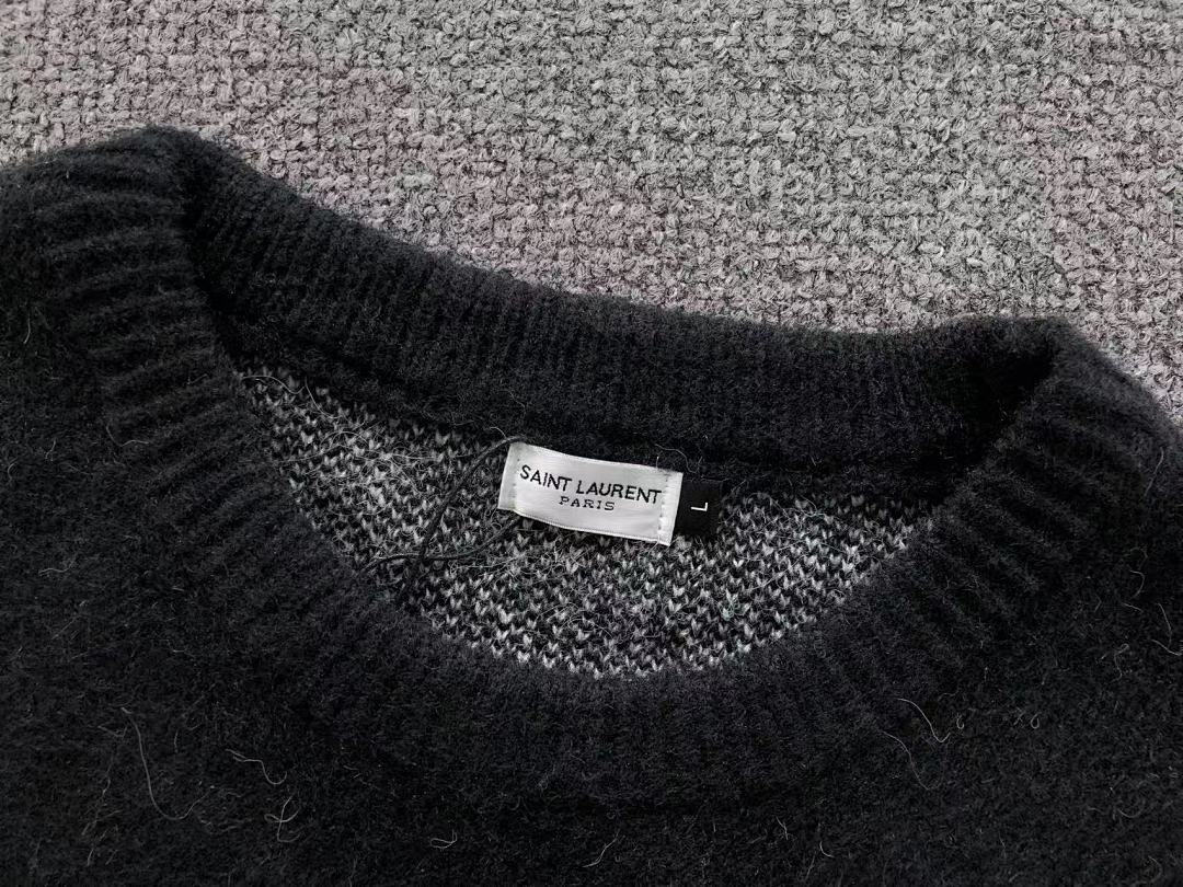 Saint Laurent 168 SA⭐⭐T ⭐⭐U⭐⭐NT SWEATER 41082806146 (Im 170Cm 60Kg I Wear Size L In The Phot) - Image 12