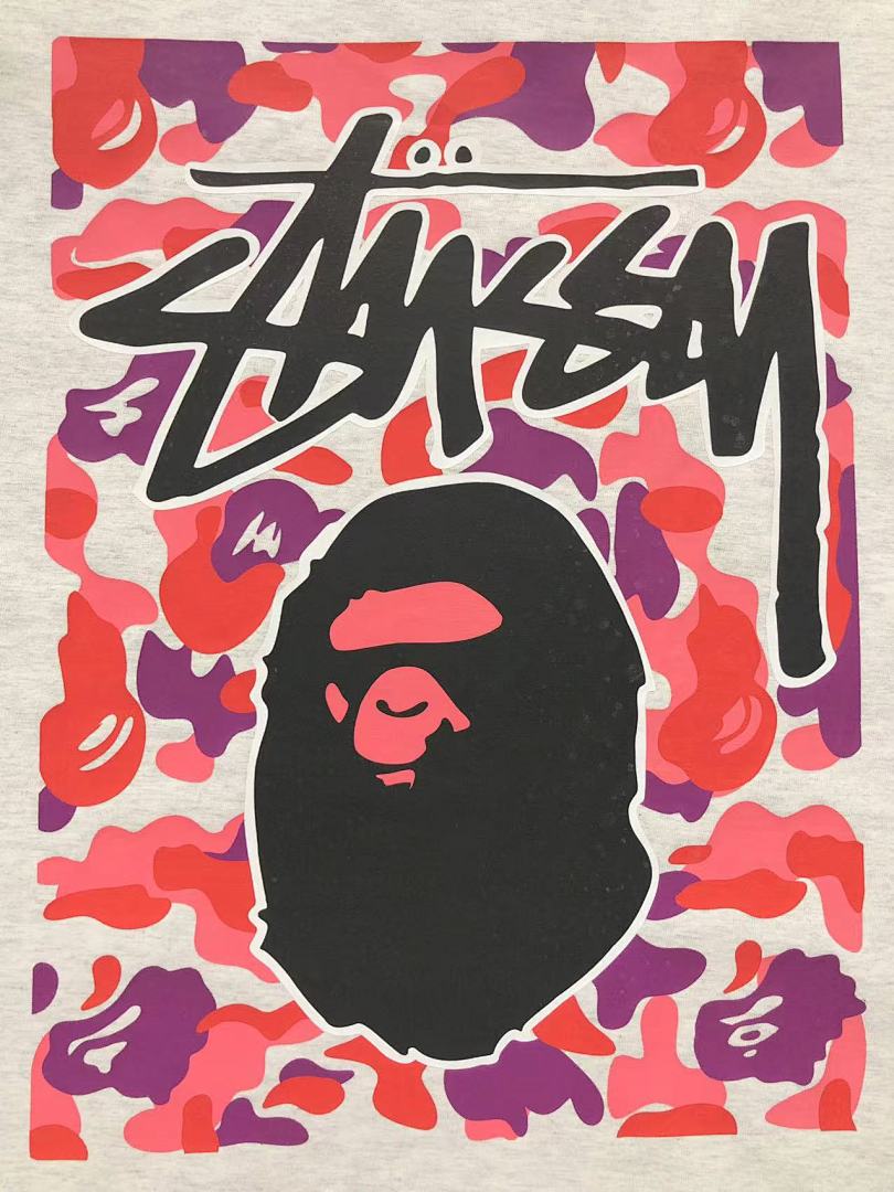 Bape 79 BAPE STUSSY T-SHIRT 411183542 (Im 170Cm 57Kg I Wear Size S In The Phot) - Image 21