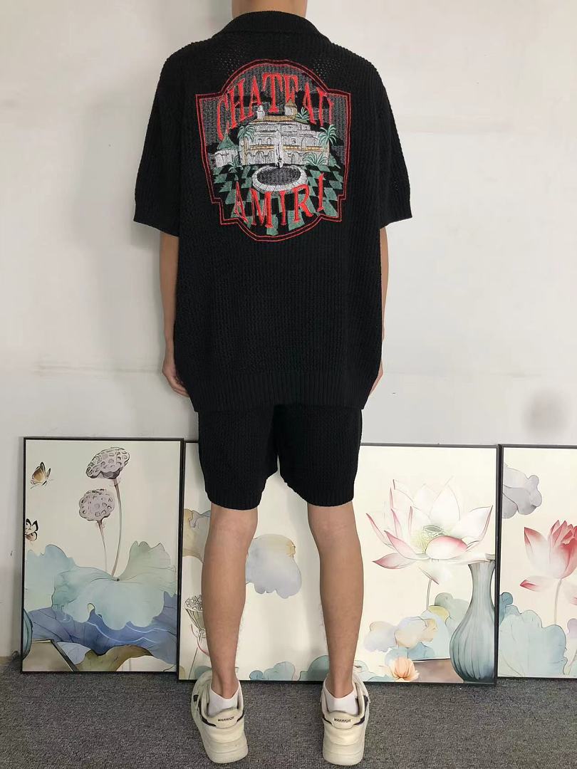 AMIRI 313 AMIRI T-SHIRT SHORTS 129418140 (Im 170Cm 60Kg I Wear Size L In The Phot) - Image 5