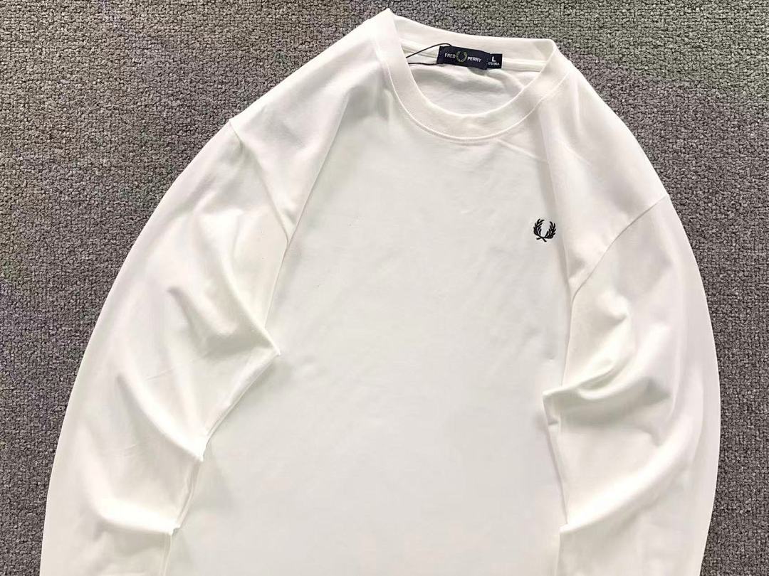 Unbranded 138 FRED PERRY LONG SLEEVED 218250301 (Im 170Cm 60Kg I Wear Size L In The Phot) - Image 8