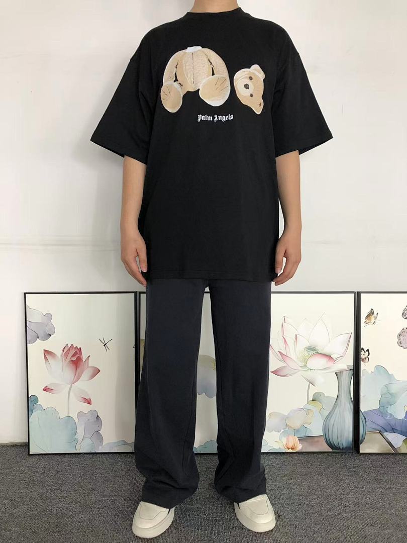 Palm Angels 78 PALM ANGELS T-SHIRT 41060929121 (Im 170Cm 60Kg I Wear Size L In The Phot) - Image 3