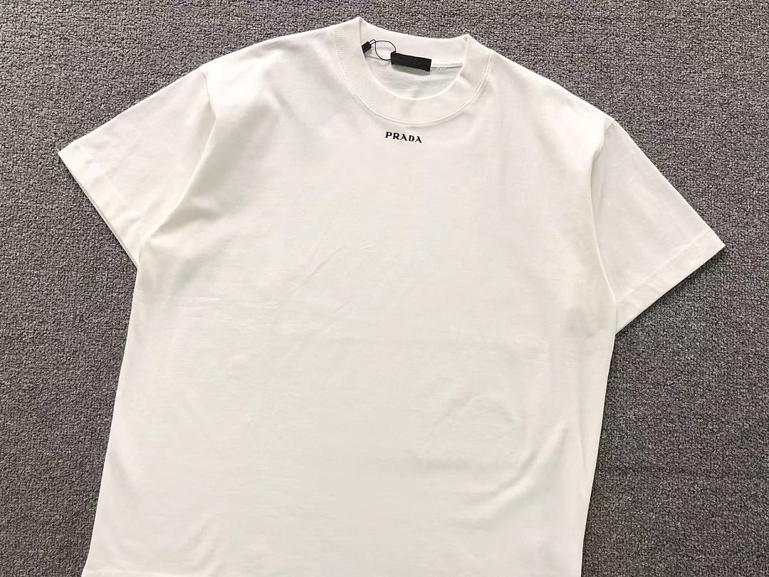 Prada 108 P⭐A⭐A T-SHIRT 42042901133 (Im 170Cm 60Kg I Wear Size 2XL In The Phot) - Image 8