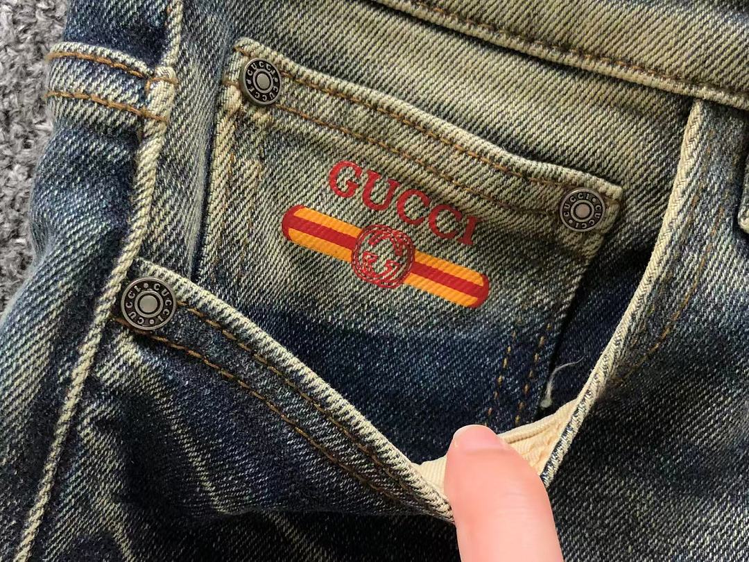 Gucci 175 G⭐C⭐I TROUSRES 2207081401 (Im 170Cm 60Kg I Wear Size 33 In The Phot) - Image 15