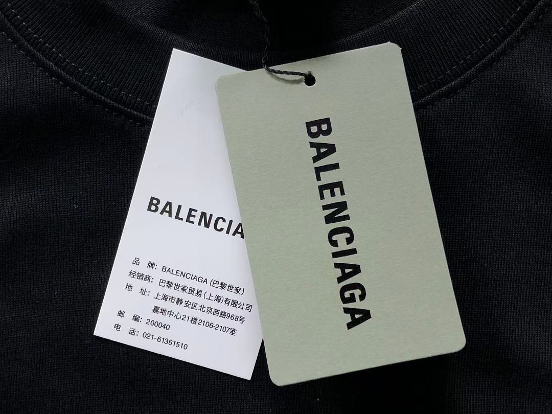 Balenciaga 148 B⭐L⭐⭐⭐IA⭐A T-SHIRT 22051219001 (Im 170Cm 60Kg I Wear Size S In The Phot) - Image 23