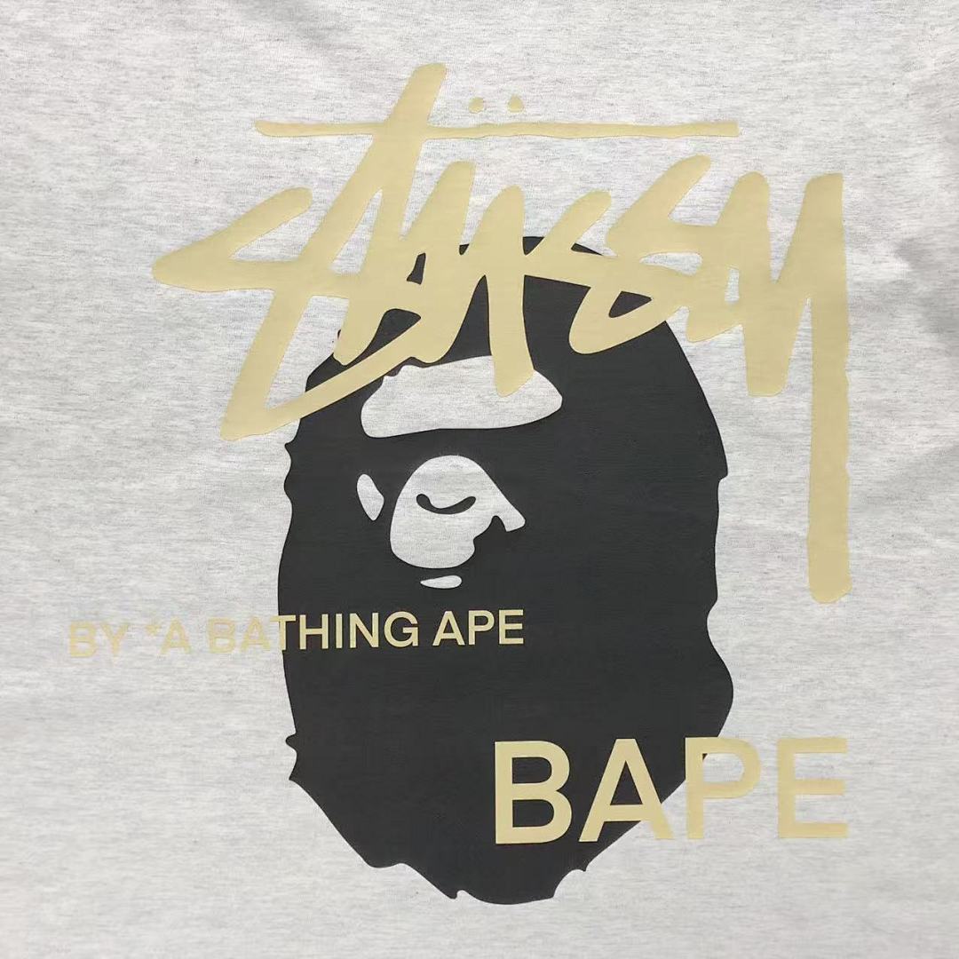 Bape 79 BAPE STUSSY T-SHIRT 411181842 (Im 170Cm 57Kg I Wear Size S In The Phot) - Image 21