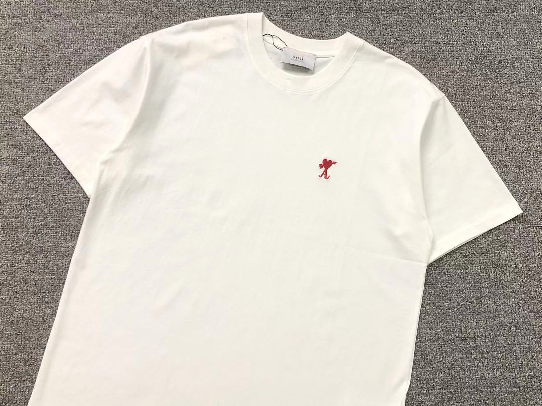 AMI 98 AMI T-SHIRT 3208210421 (Im 170Cm 60Kg I Wear Size M In The Phot) - Image 9