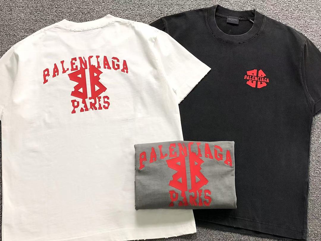 Balenciaga 128 B⭐L⭐⭐⭐IA⭐A T-SHIRT 3204181221 (Im 170Cm 60Kg I Wear Size L In The Phot) - Image 6