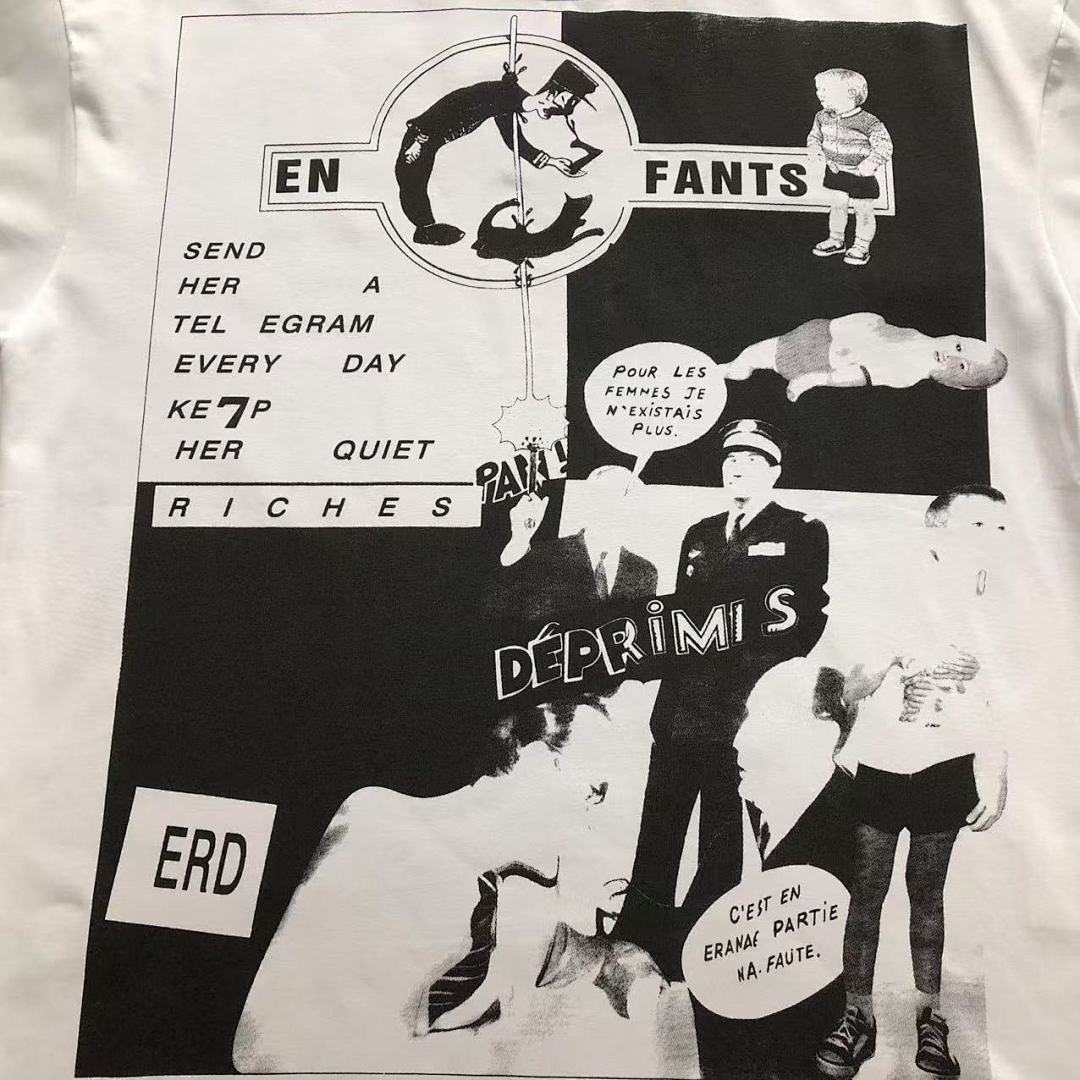 Chanel 88 ENFANTS RICHES DEPRIMES T-SHIRT 5122411162 (Im 170Cm 60Kg I Wear Size S In The Phot) - Image 8