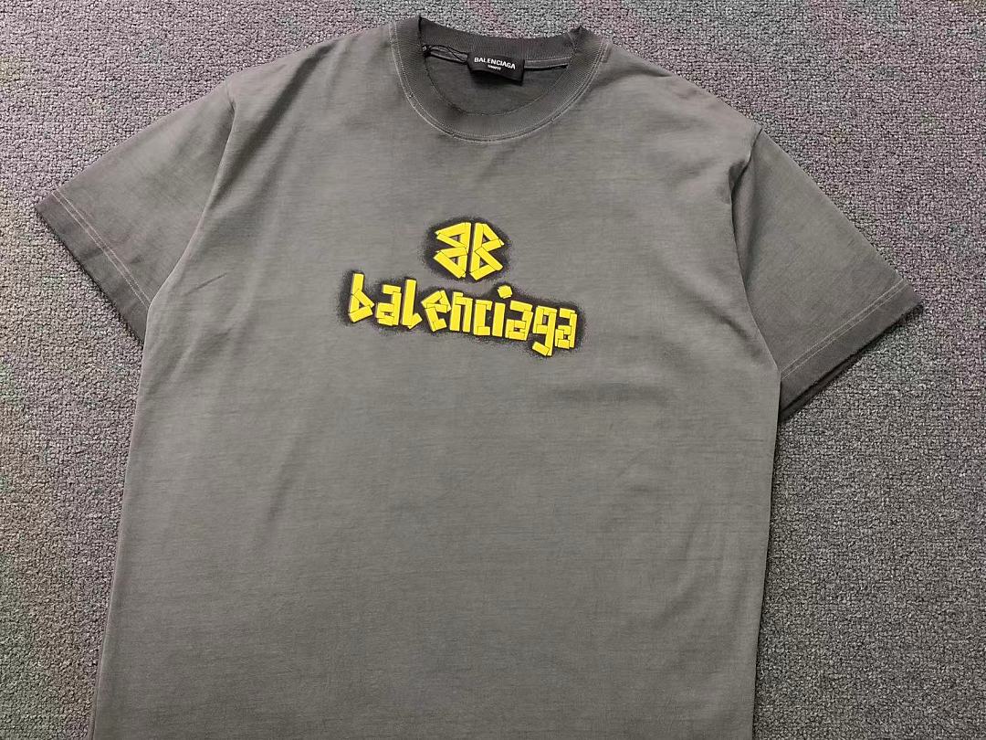 Balenciaga 129 B⭐L⭐⭐⭐IA⭐A T-SHIRT 42061609133 (Im 170Cm 60Kg I Wear Size 2XL In The Phot) - Image 12
