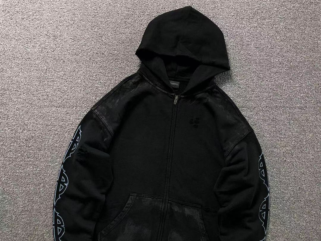 Balenciaga 265 B⭐L⭐⭐⭐IA⭐A HOODIE 4122717163 (Im 170Cm 60Kg I Wear Size XS In The Phot) - Image 12
