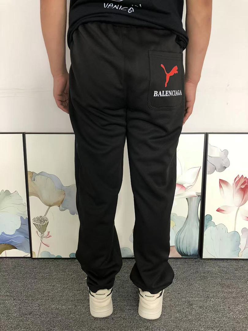 Balenciaga 185 B⭐L⭐⭐⭐IA⭐A PUMA TROUSERS 31010042117 (Im 170Cm 60Kg I Wear Size L In The Phot) - Image 4
